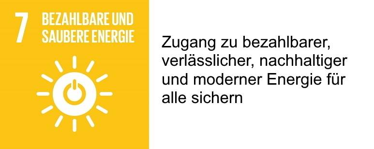 SDG 7 mit Beschreibung