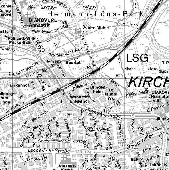 B-Plan Nr. 1907 Übersichtsplan